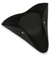 narrenwelt Piraten Hut Kapitän Piratenhut Dreispitz schwarz Mittelalterhut ca. 58 cm