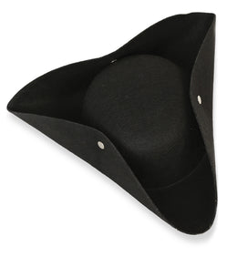 narrenwelt Piraten Hut Kapitän Piratenhut Dreispitz schwarz Mittelalterhut ca. 58 cm