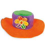 narrenwelt Flower Power Hippie - Hut Gr. 58 in 3 Farben Event Party Fasching