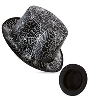 narrenwelt Zylinder Spinnennetz + Spinnen Gr. 58 Halloween