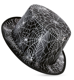 narrenwelt Zylinder Spinnennetz + Spinnen Gr. 58 Halloween
