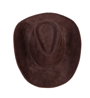 narrenwelt Westernhut braun Cowboyhut braun 58 cm Event Party Linedance Motto Party Event Accessoire Fasching Karneval