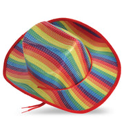 narrenwelt Hut Cowboy Regenbogen Cowboyhut Rainbow Linedance N26