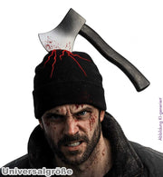 narrenwelt Beanie mit Axt Horror Mütze Halloween Cosplay Erwachsene N26