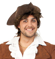 narrenwelt  HUT PIRAT braun GR. 58 Damen Herren Unisex