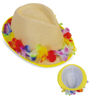 narrenwelt Hawaiiblütenhut Hut Hawaii Party Motto Event Festival sortierte Farben