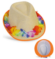 narrenwelt Hawaiiblütenhut Hut Hawaii Party Motto Event Festival sortierte Farben