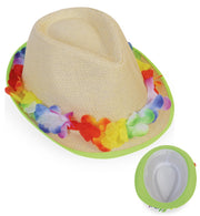 narrenwelt Hawaiiblütenhut Hut Hawaii Party Motto Event Festival sortierte Farben