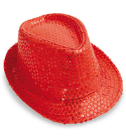 narrenwelt Pailetten Hut sortierte Farben