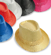 narrenwelt Pailetten Hut sortierte Farben