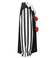 narrenwelt Kostüm Horror Clown Oberteil Halloween Kinderkostüm Horrorclown Unisex Gr. 140 - 164