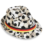 narrenwelt Fan Hut Fußball Deutschland Trilby mit Band Schwarz-Rot-Gold