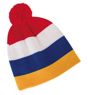 narrenwelt Mainz - Mütze Strickmütze bunt blau gelb rot weiß  Fasching Fassenacht Mainz am Rhein Mainz bleibt Mainz Accessoires