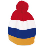 narrenwelt Mainz - Mütze Strickmütze bunt blau gelb rot weiß  Fasching Fassenacht Mainz am Rhein Mainz bleibt Mainz Accessoires