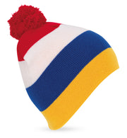 narrenwelt Mainz - Mütze Strickmütze bunt blau gelb rot weiß  Fasching Fassenacht Mainz am Rhein Mainz bleibt Mainz Accessoires