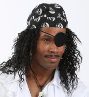 narrenwelt Bandana Pirat Totenkopf schwarz