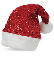 narrenwelt Nikolausmütze rot mit Pailletten Bommel Pelzrand Nikolaus Mütze Weihnachtsmütze Einheitsgröße