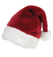 narrenwelt Nikolausmütze bordeaux Bommel Pelzrand Nikolaus Mütze Weihnachtsmütze Einheitsgröße