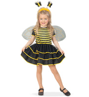 narrenwelt Kostüm Biene Bienchen Kleid  Kind Tier Kinder-Kostüm Fasching 104 - 128