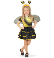 narrenwelt Kostüm Biene Bienchen Kleid  Kind Tier Kinder-Kostüm Fasching 104 - 128