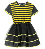 narrenwelt Kostüm Biene Bienchen Kleid  Kind Tier Kinder-Kostüm Fasching 104 - 128