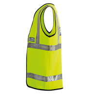 narrenwelt Kostüm Polizeiweste  Neon gelb Polizist Polizei Weste Kinder Gr 104/116 + 128/140 Fasching