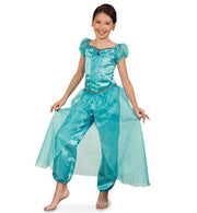 narrenwelt Kostüm Jasmin 1001 Nacht Tänzerin Orient Prinzessin Bauchtanz  2 tlg. Kleid Mädchen Gr. 104 - 140