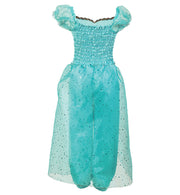 narrenwelt Kostüm Jasmin 1001 Nacht Tänzerin Orient Prinzessin Bauchtanz  2 tlg. Kleid Mädchen Gr. 104 - 140