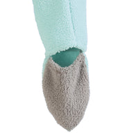 narrenwelt Kostüm Hai Sharky Lady Kleid mit Kapuze und Handwärmer Tierkostüm Tier Damen Gr. S - XL - Fasching Karneval Mottoparty