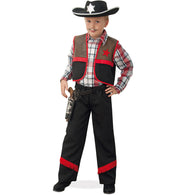 narrenwelt Kostüm Cowboy Ben 2tlg  Kinder Kostüm Gr 116 - 152
