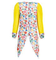 narrenwelt Kostüm Clown Frack Knöpfchen Damen Frack 1tlg. Fasching Karneval Gr. 36 - 42