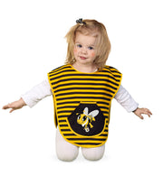 narrenwelt Kostüm Bienchen Biene Kleid PLÜSCH Baby -Kostüm Kinderkostüm Fasching Gr. 86 - 104