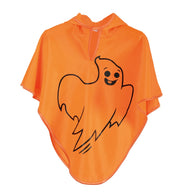 narrenwelt Kürbisgeist Halloween Kürbis Cape Poncho Baby Kostüm mit Kapuze 98+104/116