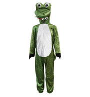 narrenwelt Krokodil Schnappi  - Overall KIDS Kroki mit Tier - Kapuze Größe 104 - 116