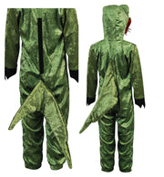 narrenwelt Krokodil Schnappi  - Overall KIDS Kroki mit Tier - Kapuze Größe 104 - 116
