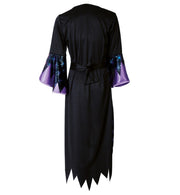 narrenwelt Hexe Luna Mädchen Kleid   – Elegantes langes Hexenkleid in Schwarz-Lila Halloween (Kopie)