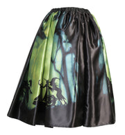 narrenwelt Kostüm Rock HexHex Halloween Vampir Hexe  Magierin Glanzeffekt Einheitsgröße