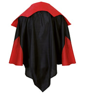 narrenwelt Teufel Cape Halloween Kostüm Unisex Poncho Umhang Skull Einheitsgröße