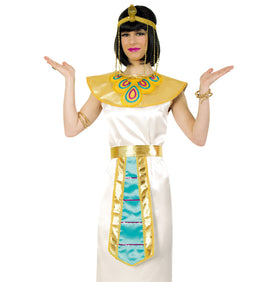 narrenwelt  Set Cleopatra  2 teilig Kleopatra Gürtel + Kragen Fasching Motto Party Event Accessoire