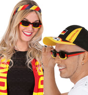 narrenwelt Fan Brille Fußball Deutschland Schwarz-Rot-Gold