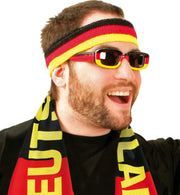 narrenwelt Fan Brille Fußball Deutschland Schwarz-Rot-Gold