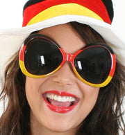 narrenwelt Fan Brille Fashion Deutschland Schwarz-Rot-Gold
