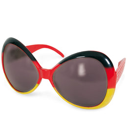 narrenwelt Fan Brille Fashion Deutschland Schwarz-Rot-Gold