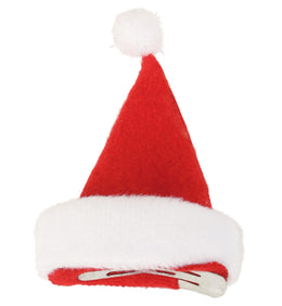 narrenwelt Haarclip Nikolaus Mini-Zipfelmütze ca. 6 x 7 cm Motto Party Weihnachten Weihnachtsmütze Accessoire