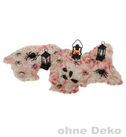 narrenwelt Halloween Dekostoff blutig Deko Stoff Dekonetz Horror Party Halloween weiß ca.76 x 183 cm