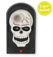 narrenwelt Türglocke Halloween Light & Sound Horror – Der gruselige Willkommensgruß für Ihre Gäste Horror Hexe Zombie Dracula Scherzartikel