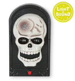 narrenwelt Türglocke Halloween Light & Sound Horror – Der gruselige Willkommensgruß für Ihre Gäste Horror Hexe Zombie Dracula Scherzartikel