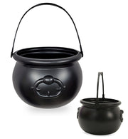 narrenwelt Deko Hexenkessel Schwarz – Halloween Vielseitiger Gruselspaß Horror Hexe Zombie Dracula Scherzartikel