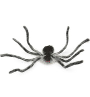 narrenwelt Halloween Dekospinne – mit haarigem Fell 22 x 16 cm gruselige Dekoration Accessoire