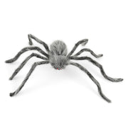 narrenwelt Halloween Dekospinne – mit haarigem Fell 22 x 16 cm gruselige Dekoration Accessoire